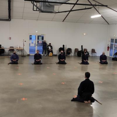 Séance de iaido du mardi 6 octobre 2020
