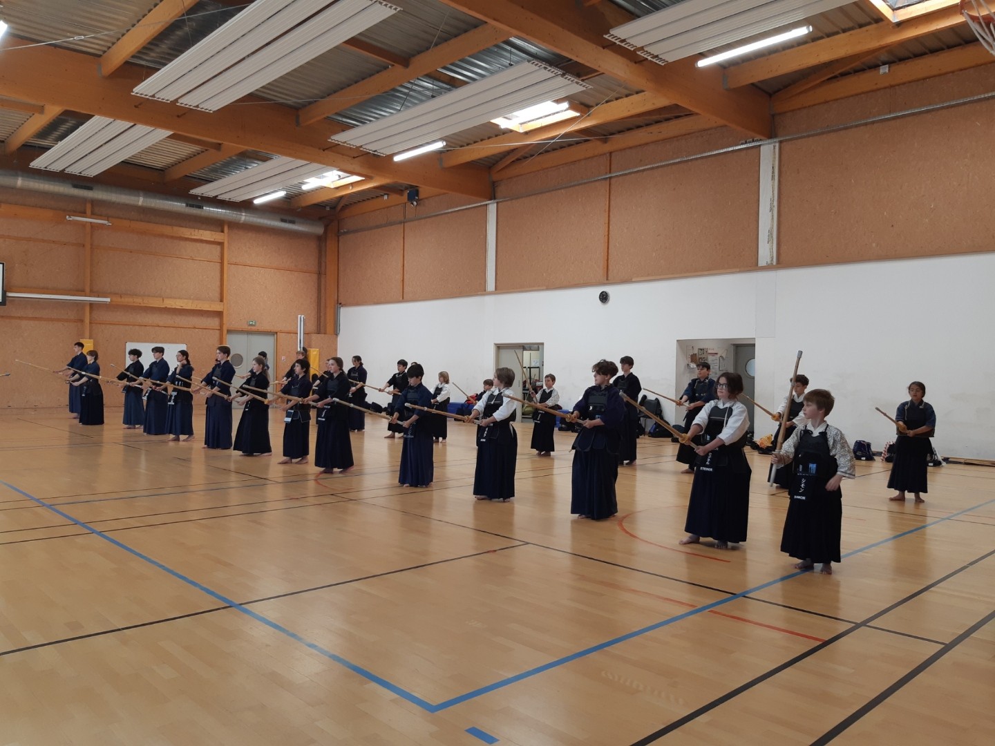 Les jeunes au stage régional de Pessac / Janvier 2025